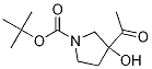 Tert-butyl 3-acetyl-3-hydroxypyrrolidine-1-carboxylate Structure,1246650-71-4Structure