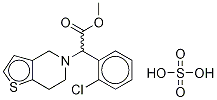 Rac clopidogrel-13c,d3 hydrogen sulfate Structure,1246814-55-0Structure