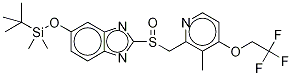 5-O-tert-butyldimethylsilyl 5-hydroxy lansoprazole Structure,1246814-74-3Structure