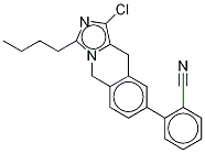 3-Butyl-1-chloro-5,10-dihydro-8-(2-cyanophenyl)imidazol-[1,5-b]isoquinoline Structure,1246814-77-6Structure