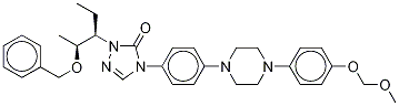 2-[(1S,2s)-1-ethyl-2-(phenylmethoxy)propyl]-2,4-dihydro-4-[4-[4-(4-o-methoxymethyl-4-hydroxyphenyl)-1-piperazinyl]phenyl]-3h-1,2,4-triazol-3-one Structure,1246815-19-9Structure