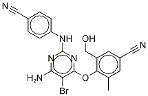 Monohydroxy etravirine Structure,1246815-68-8Structure