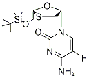 4-Amino-1-((2r,5s)-2-((tert-butyldimethylsilyloxy)methyl)-1,3-oxathiolan-5-yl)-5-fluoropyrimidin-2(1h)-one-13c,15n2 Structure,1246816-05-6Structure