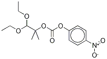 2-(1,1-Diethoxy-2-methyl)propyl 4’-nitrophenyl carbonate-d6 Structure,1246816-85-2Structure