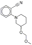 Rac-1-[2-(cyano)phenyl]-3-o-methoxymethyl-3-piperidinol Structure,1246818-75-6Structure