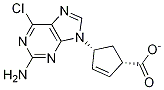 (1S,4R)-4-(2-氨基-6-氯-9H-嘌呤-9-基)-2-環(huán)戊烯-1-羧酸結構式_1246819-78-2結構式