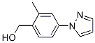 (2-Methyl-4-(1h-pyrazol-1-yl)phenyl)methanol Structure,1247367-86-7Structure