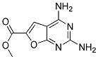 Furo[2,3-d]pyrimidine-6-carboxylic acid, 2,4-diamino-, methyl ester (9ci) Structure,124738-77-8Structure