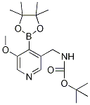 Tert-butyl (5-methoxy-4-(4,4,5,5-tetramethyl-1,3,2-dioxaborolan-2-yl)pyridin-3-yl)methylcarbamate Structure,1247726-98-2Structure