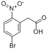 2-(5-Bromo-2-nitrophenyl)acetic acid Structure,124840-61-5Structure