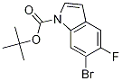 6-Bromo-5-fluoro-1h-indole-1-carboxylic acid 1,1-dimethylethyl ester Structure,1248585-71-8Structure