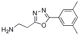 2-[5-(3,5-Dimethyl-phenyl)-[1,3,4]oxadiazol-2-yl]-ethylamine Structure,1248927-52-7Structure