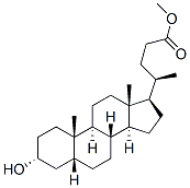 3-Alpha-hydroxy-5-beta-cholan-24-oic acid methyl ester Structure,1249-75-8Structure