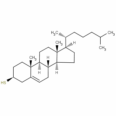 Thiocholesterol Structure,1249-81-6Structure