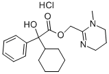 Alpha-cyclohexyl-alpha-hydroxy-benzeneacetic acid (1,4,5,6-tetrahydro-1-methyl-2-pyrimidinyl)methyl ester hydrochloride (1:1) Structure,125-52-0Structure