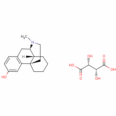 酒石酸左啡烷結(jié)構(gòu)式_125-72-4結(jié)構(gòu)式