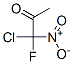 2-Propanone, 1-chloro-1-fluoro-1-nitro- Structure,125013-74-3Structure