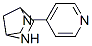 2,5-Diazabicyclo[2.2.1]heptane,2-(4-pyridinyl)-(9ci) Structure,125043-97-2Structure