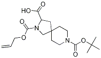 2-(Allyloxycarbonyl)-8-(tert-butoxycarbonyl)-2,8-diazaspiro[4.5]decane-3-carboxylic acid Structure,1250991-77-5Structure