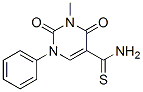 3-Methyl-2,4-dioxo-1-phenyl-1,2,3,4-tetrahydropyrimidine-5-carbothioamide Structure,125187-18-0Structure