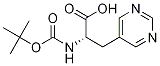 (Alphas)-alpha-[[(tert-butoxy)carbonyl]amino]-5-pyrimidinepropanoic acid Structure,1251904-63-8Structure