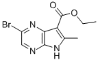 Ethyl 2-bromo-6-methyl-5H-pyrrolo[2,3-b]pyrazine-7-carboxylate Structure,125208-06-2Structure