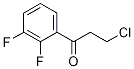 3-Chloro-1-(2,3-difluorophenyl)propan-1-one Structure,1252665-86-3Structure