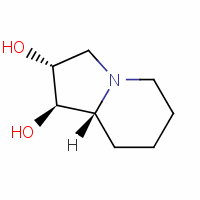 (1S,2S,8aS)-1,2,3,5,6,7,8,8alpha-Octahydroindolizine-1,2-Diol Structure,125279-72-3Structure