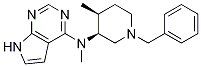 N-((3s,4s)-1-benzyl-4-methylpiperidin-3-yl)-n-methyl-7h-pyrrolo[2,3-d]pyrimidin-4-amine Structure,1252883-90-1Structure