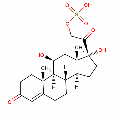 Cortisol 21-sulfate Structure,1253-43-6Structure