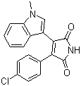 3-(4-Chlorophenyl)-4-(1-methyl-1h-indol-3-yl)-1h-pyrrole-2,5-dione Structure,125313-99-7Structure