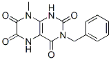 2,4,6,7(1H,3h)-pteridinetetrone, 5,8-dihydro-8-methyl-3-(phenylmethyl)- Structure,125322-77-2Structure