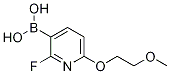 2-Fluoro-6-(2-methoxyethoxy)pyridine-3-boronic acid Structure,1253575-61-9Structure