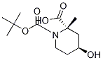 (2S,4s)-1-2-甲基-4-羥基哌啶-1,2-二羧酸叔丁酯結(jié)構(gòu)式_1253790-89-4結(jié)構(gòu)式