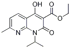 Ethyl 4-hydroxy-1-isopropyl-7-methyl-2-oxo-1,2-dihydro-1,8-naphthyridine-3-carboxylate Structure,1253791-01-3Structure