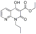 Ethyl 4-hydroxy-2-oxo-1-propyl-1,2-dihydro-1,8-naphthyridine-3-carboxylate Structure,1253791-84-2Structure