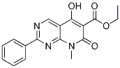 Ethyl 5-hydroxy-8-methyl-7-oxo-2-phenyl-7,8-dihydropyrido[2,3-d]pyrimidine-6-carboxylate Structure,1253791-89-7Structure