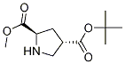 (2R,4s)-methyl 4-(tert-butoxycarbonyl)pyrrolidine-2-carboxylate Structure,1253792-86-7Structure