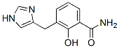 2-Hydroxy-3-(1H-imidazol-4-ylmethyl)-benzamide Structure,125472-02-8Structure