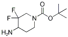 Tert-butyl4-amino-3,3-difluoropiperidine-1-carboxylate Structure,1255666-48-8Structure