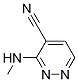 3-(Methylamino)-4-pyridazinecarbonitrile Structure,1256268-95-7Structure