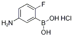 5-Amino-2-fluorophenylboronic acid hydrochloride Structure,1256355-65-3Structure