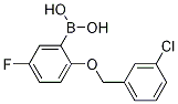 2-(3-Chlorophenylmethoxy)-5-fluorophenylboronic acid Structure,1256355-83-5Structure