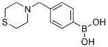 4-(硫代嗎啉-4-甲基)苯硼酸結(jié)構(gòu)式_1256358-60-7結(jié)構(gòu)式