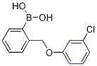 2-(3-Chlorophenoxymethyl)phenylboronic acid Structure,1256358-74-3Structure