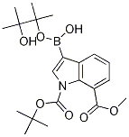 1-Boc-7-methoxycarbonylindole-3-boronic acid pinacol ester Structure,1256360-02-7Structure