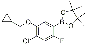 2-(4-Chloro-5-(cyclopropylmethoxy)-2-fluorophenyl)-4,4,5,5-tetramethyl-1,3,2-dioxaborolane Structure,1256360-17-4Structure