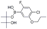 2-(4-Chloro-2-fluoro-5-propoxyphenyl)-4,4,5,5-tetramethyl-1,3,2-dioxaborolane Structure,1256360-18-5Structure