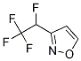 Isoxazole, 3-(1,2,2,2-tetrafluoroethyl)-(9ci) Structure,125657-77-4Structure