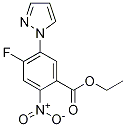 Ethyl 4-fluoro-2-nitro-5-(1-pyrazolyl)benzoate Structure,1256633-41-6Structure